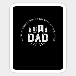 Number 1 Dad! Sticker